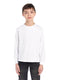 Jerzees 29BL - Youth DRI-POWER® ACTIVE Long-Sleeve T-Shirt - White