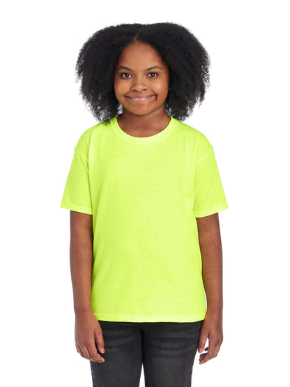 Youth DRI-POWER® ACTIVE T-Shirt - High Viz Safety Green