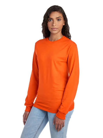 Unisex DRI-POWER® ACTIVE Long-Sleeve T-Shirt - Burnt Orange