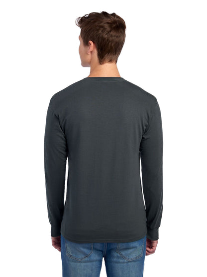 Unisex DRI-POWER® ACTIVE Long-Sleeve T-Shirt - Charcoal Gray