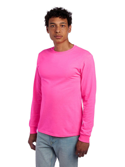 Unisex DRI-POWER® ACTIVE Long-Sleeve T-Shirt - Neon Pink
