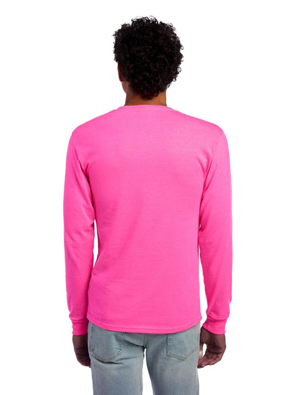 Unisex DRI-POWER® ACTIVE Long-Sleeve T-Shirt - Neon Pink