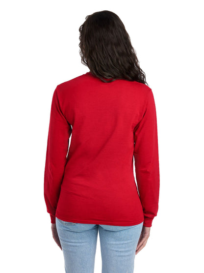 Unisex DRI-POWER® ACTIVE Long-Sleeve T-Shirt - True Red