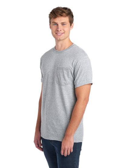 Unisex DRI-POWER® ACTIVE Pocket T-Shirt - Athletic Heather