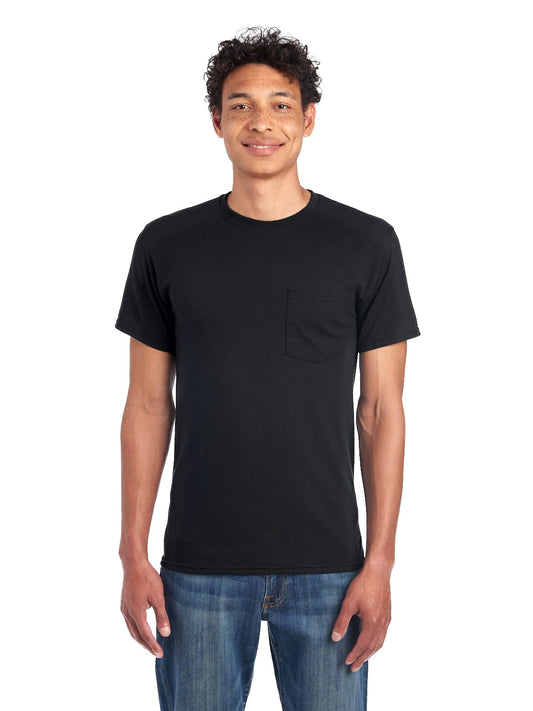 Unisex DRI-POWER® ACTIVE Pocket T-Shirt - Black