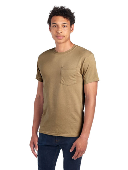 Unisex DRI-POWER® ACTIVE Pocket T-Shirt - Khaki