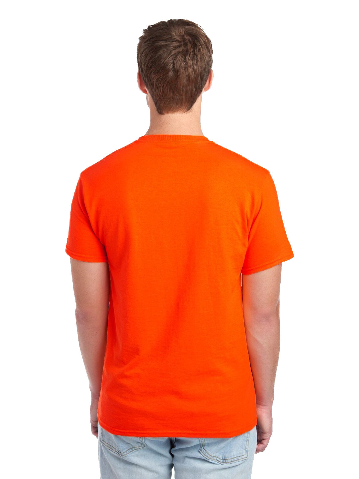Unisex DRI-POWER® ACTIVE Pocket T-Shirt - High Viz Safety Orange