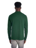 Unisex SpotShield™ Long-Sleeve Jersey Polo - Forest Green