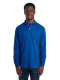 Unisex SpotShield™ Long-Sleeve Jersey Polo - Royal