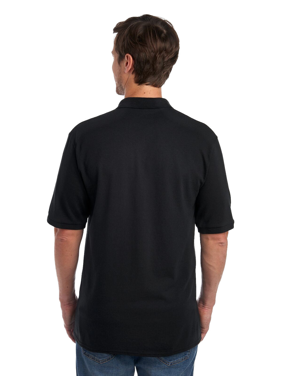 Unisex SpotShield™ Jersey Polo - Black