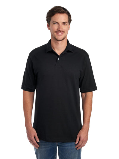Unisex SpotShield™ Jersey Polo - Black