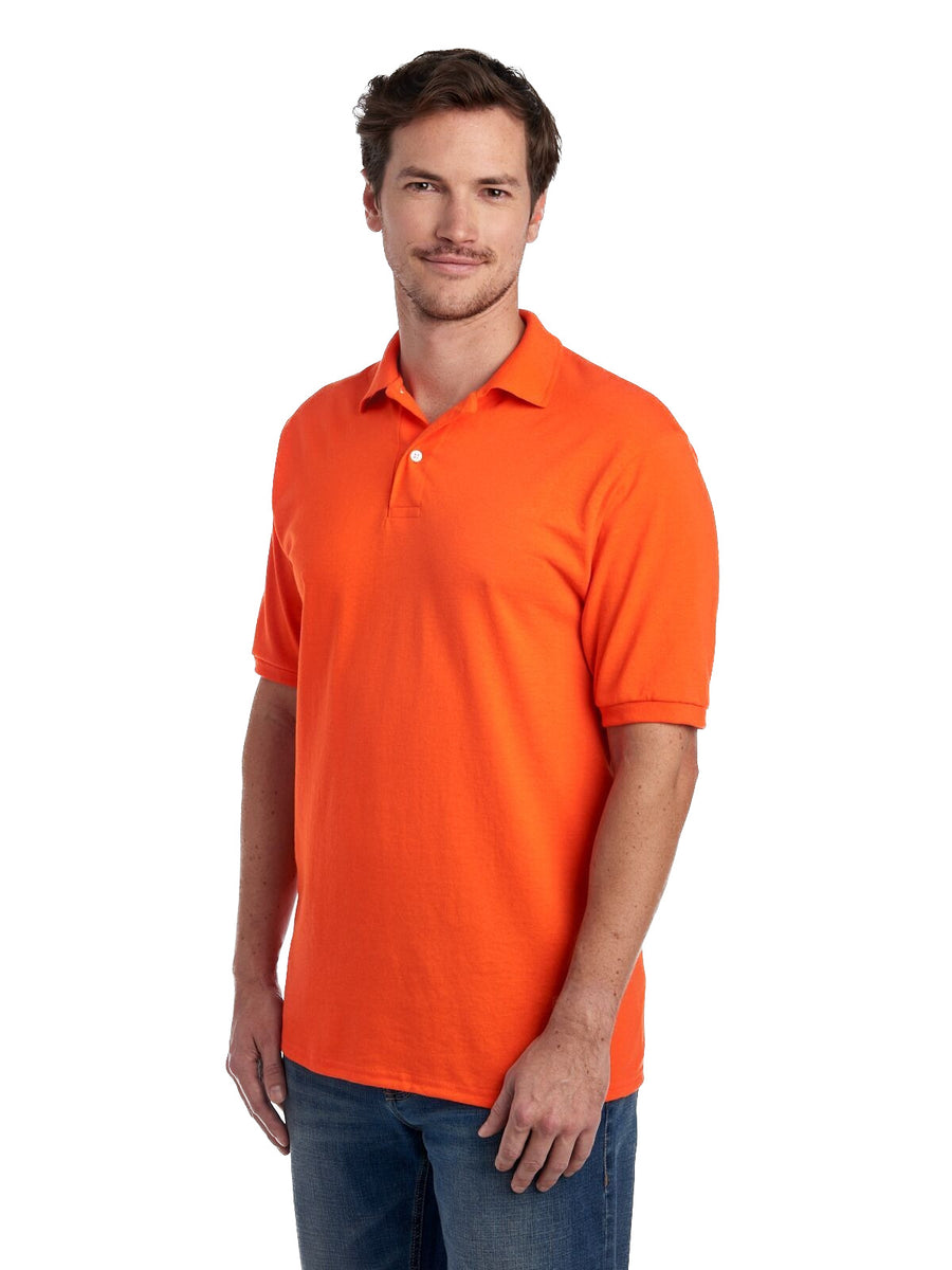 Unisex SpotShield™ Jersey Polo - Burnt Orange