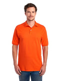 Unisex SpotShield™ Jersey Polo - Burnt Orange