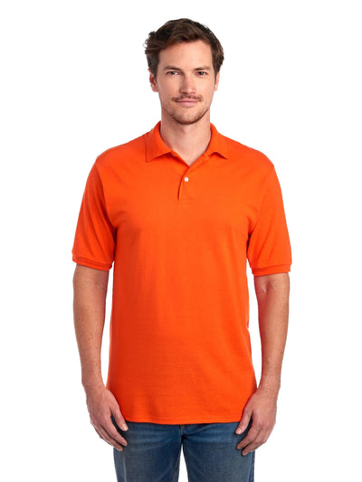 Unisex SpotShield™ Jersey Polo - Burnt Orange