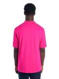 Unisex SpotShield™ Jersey Polo - Cyber Pink
