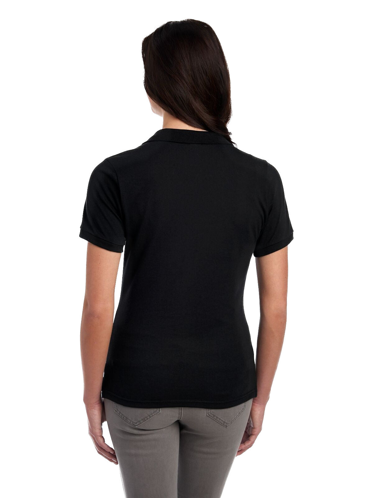 Women's SpotShield��� Jersey Polo - Black