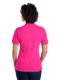 Women's SpotShield��� Jersey Polo - Cyber Pink