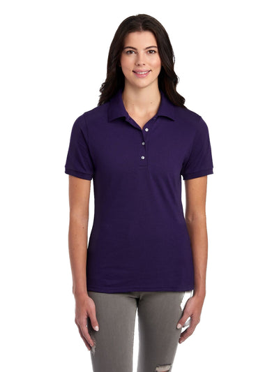 Women's SpotShield��� Jersey Polo - Deep Purple