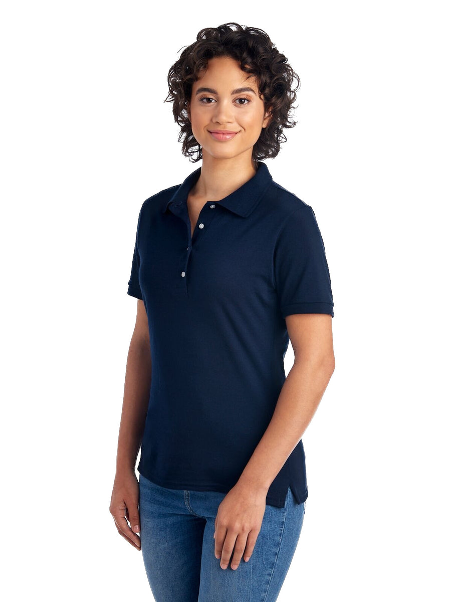 Women's SpotShield��� Jersey Polo - J Navy