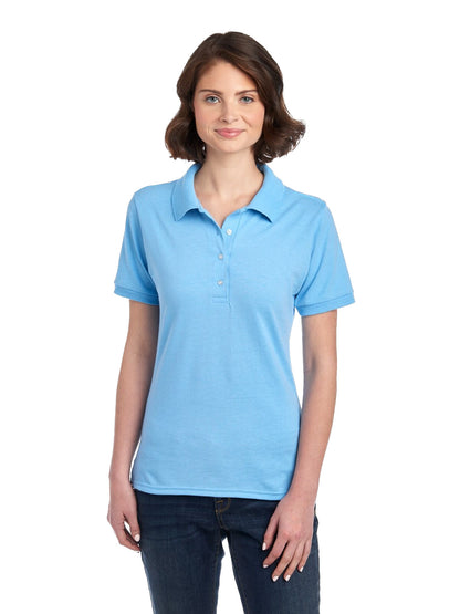 Women's SpotShield��� Jersey Polo - Light Blue