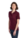 Women's SpotShield��� Jersey Polo - Maroon