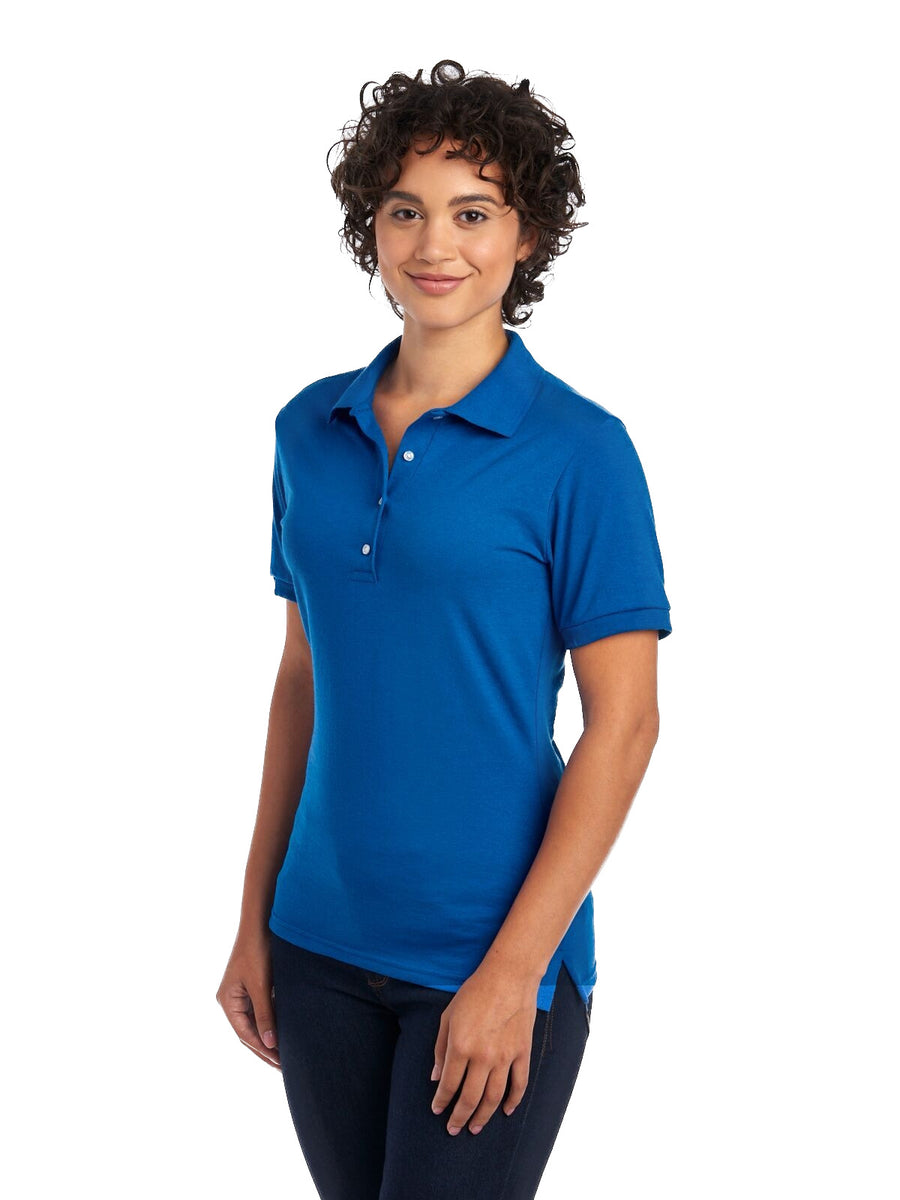 Women's SpotShield��� Jersey Polo - Royal