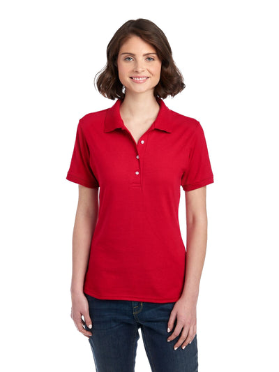 Women's SpotShield��� Jersey Polo - True Red