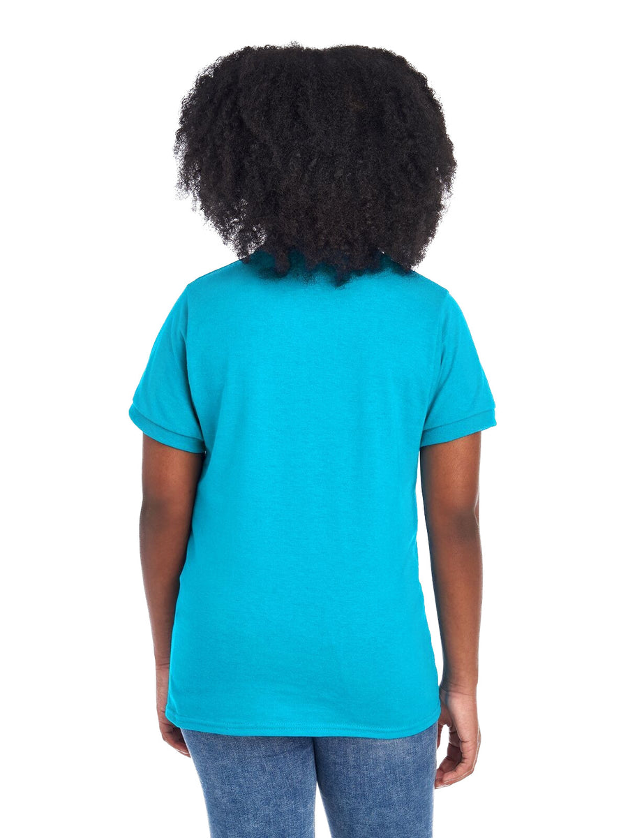 Youth SpotShield™ Jersey Polo - California Blue