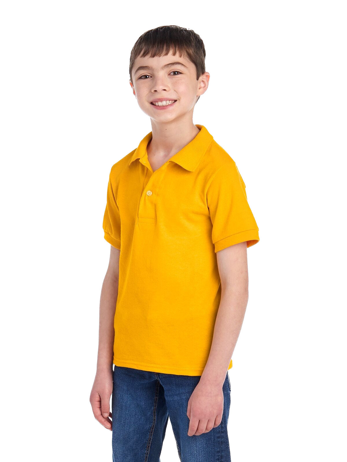 Youth SpotShield™ Jersey Polo - Gold