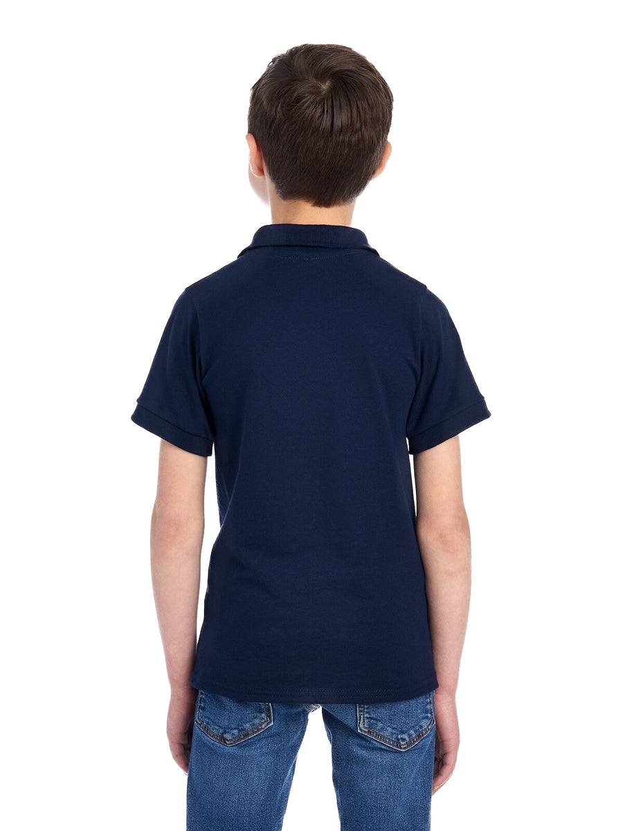 Youth SpotShield™ Jersey Polo - J Navy