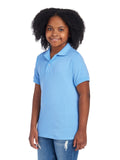 Youth SpotShield™ Jersey Polo - Light Blue
