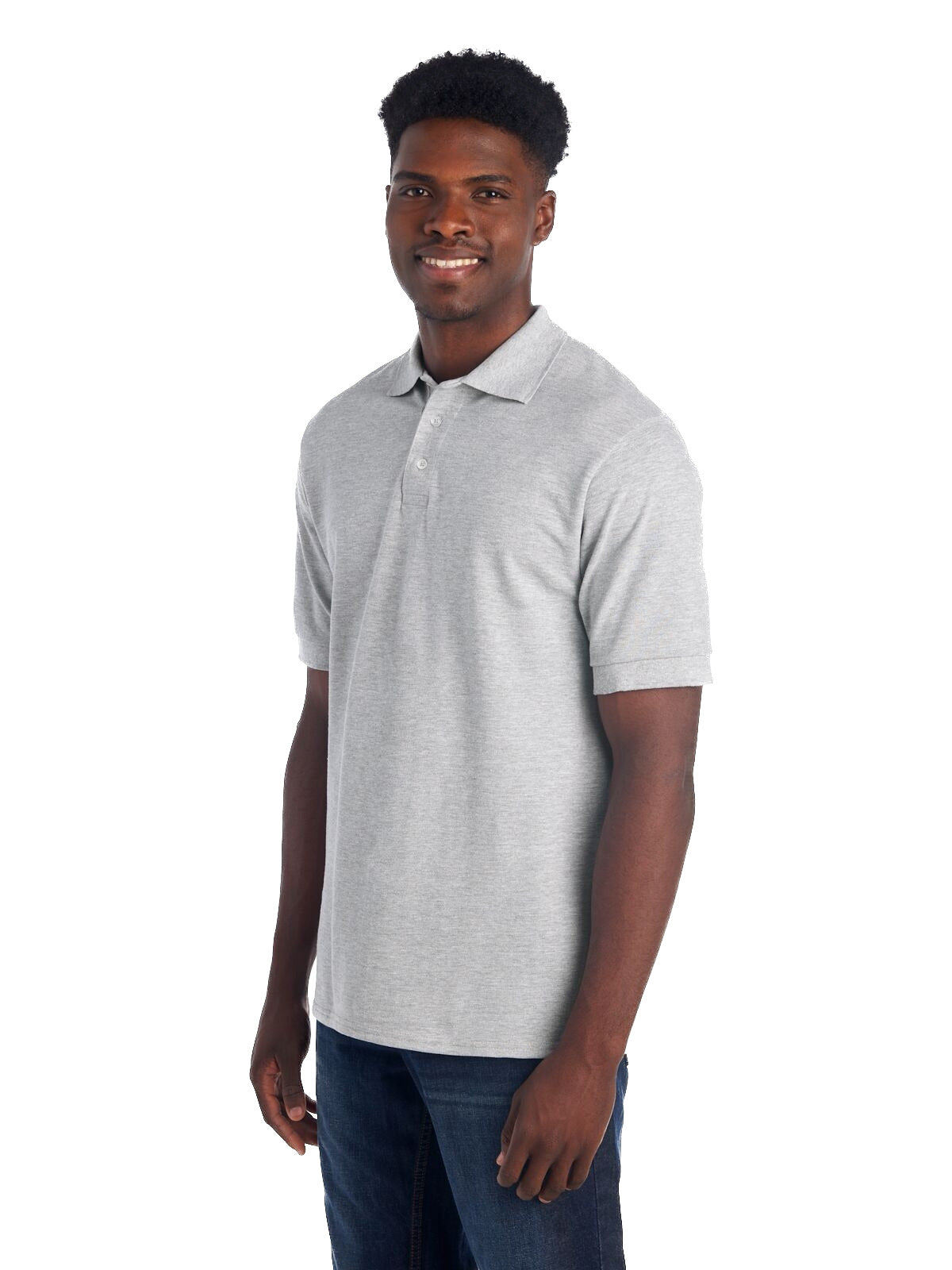 Unisex Premium 100% Ringspun Cotton Piqué Polo - Athletic Heather