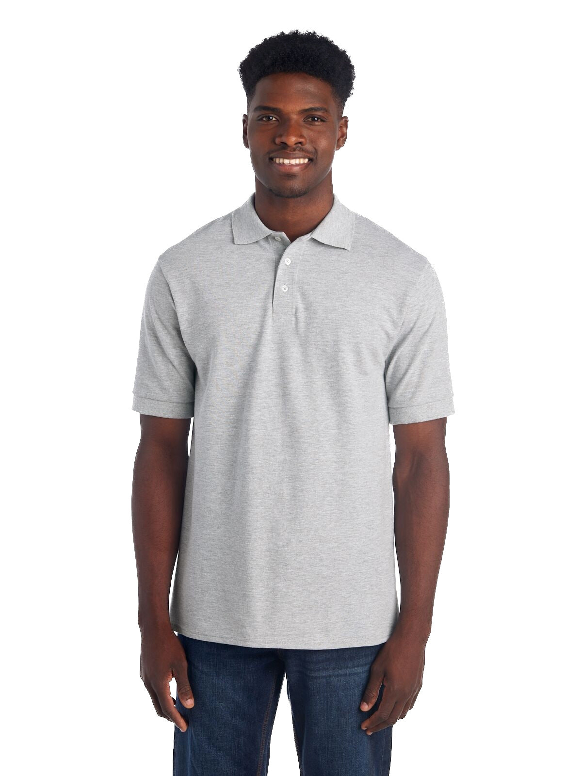 Unisex Premium 100% Ringspun Cotton Piqué Polo - Athletic Heather