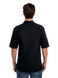 Unisex Premium 100% Ringspun Cotton Piqué Polo - Black