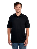 Unisex Premium 100% Ringspun Cotton Piqué Polo - Black