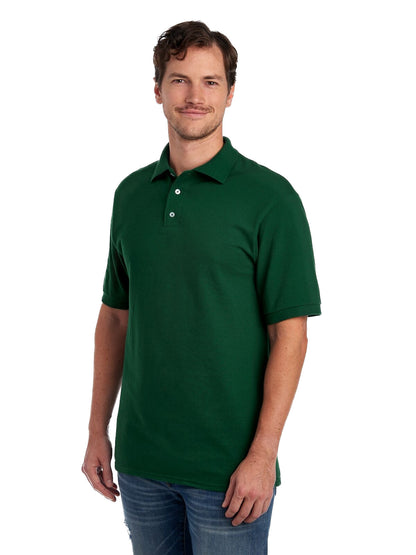 Unisex Premium 100% Ringspun Cotton Piqué Polo - Forest Green