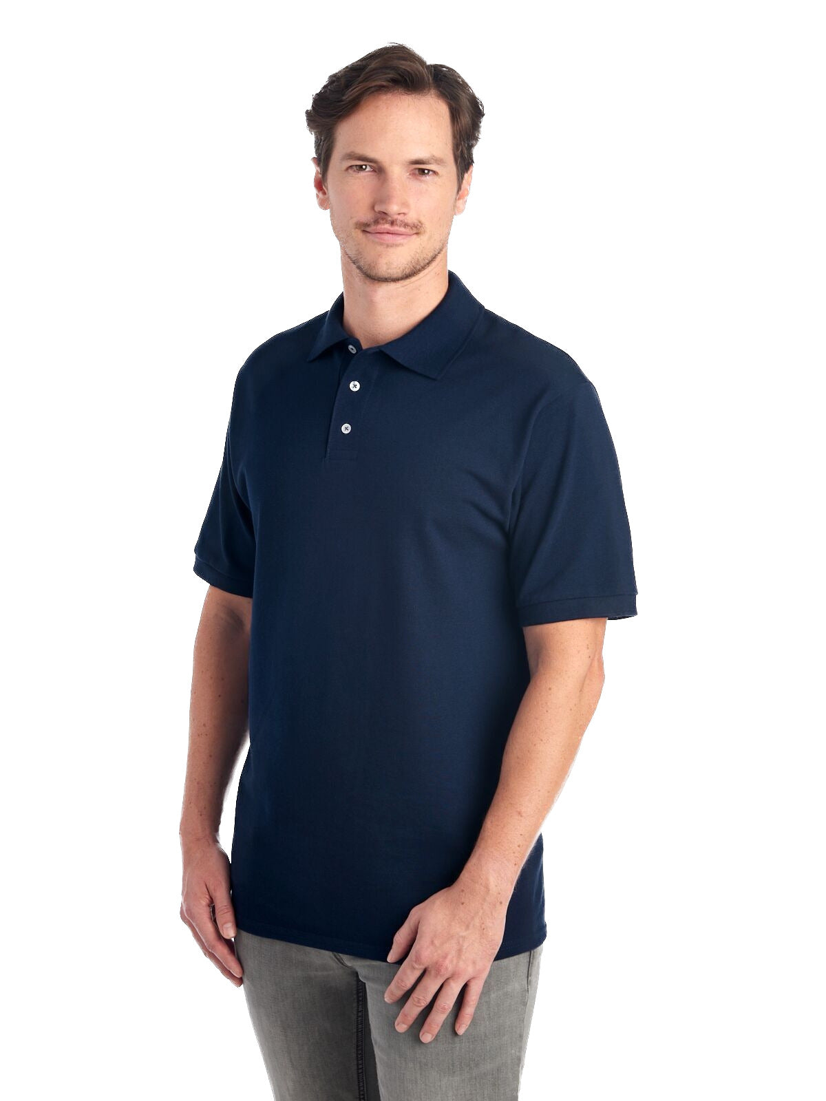 Unisex Premium 100% Ringspun Cotton Piqué Polo - J Navy