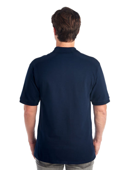 Unisex Premium 100% Ringspun Cotton Piqué Polo - J Navy