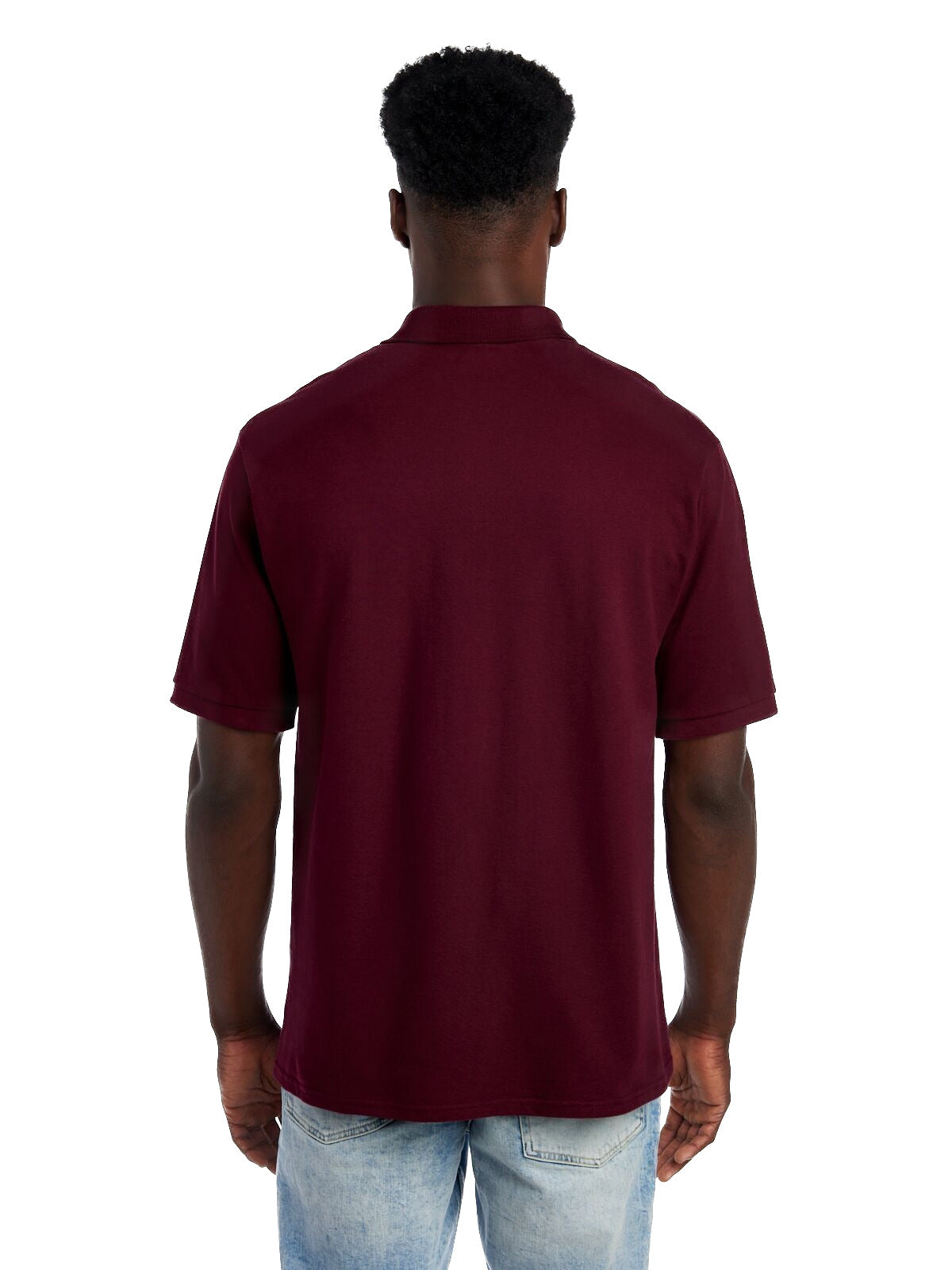 Unisex Premium 100% Ringspun Cotton Piqué Polo - Maroon
