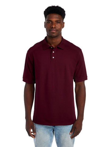 Unisex Premium 100% Ringspun Cotton Piqué Polo - Maroon