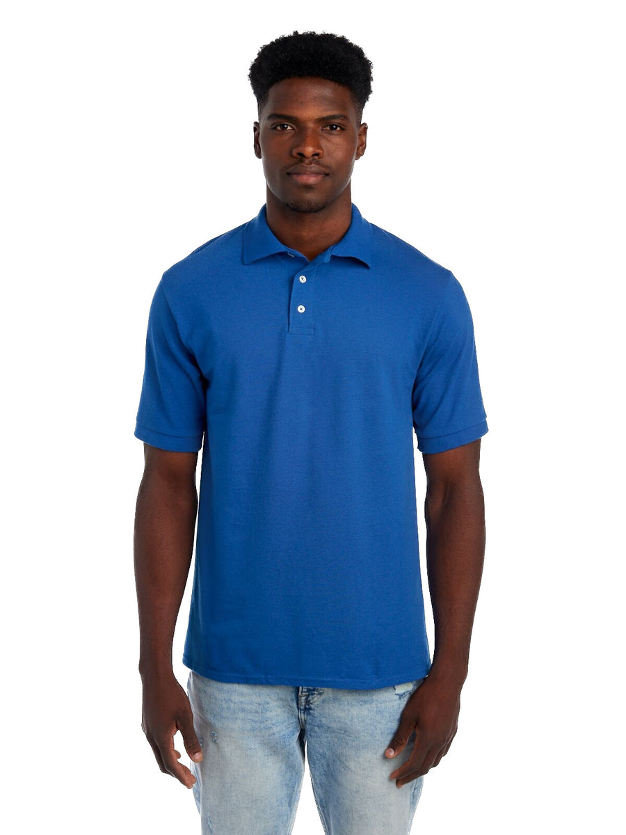 Unisex Premium 100% Ringspun Cotton Piqué Polo - Royal