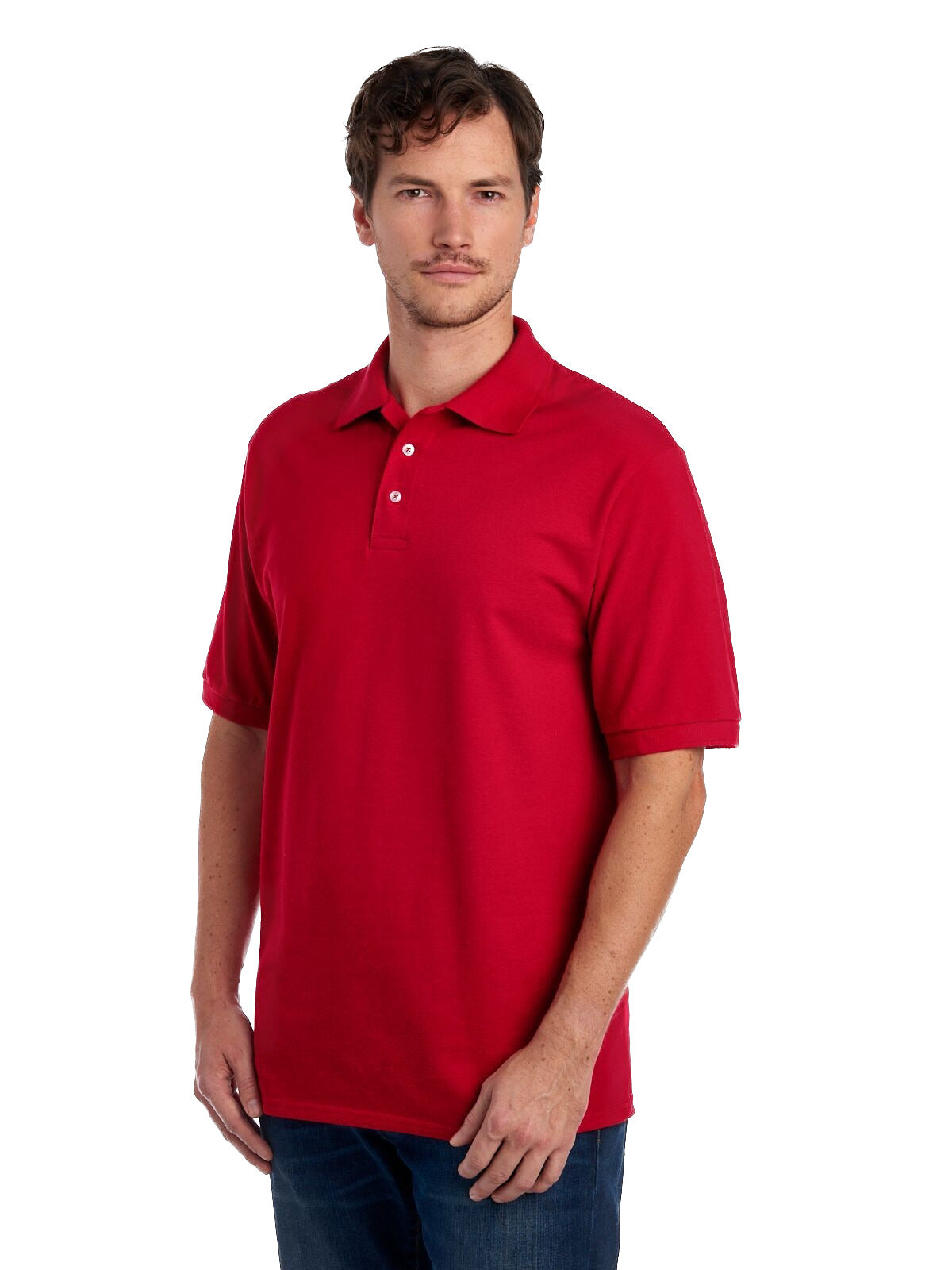 Unisex Premium 100% Ringspun Cotton Piqué Polo - True Red