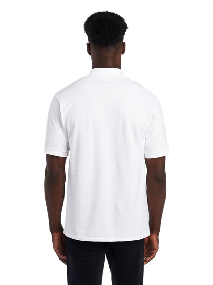 Unisex Premium 100% Ringspun Cotton Piqué Polo - White