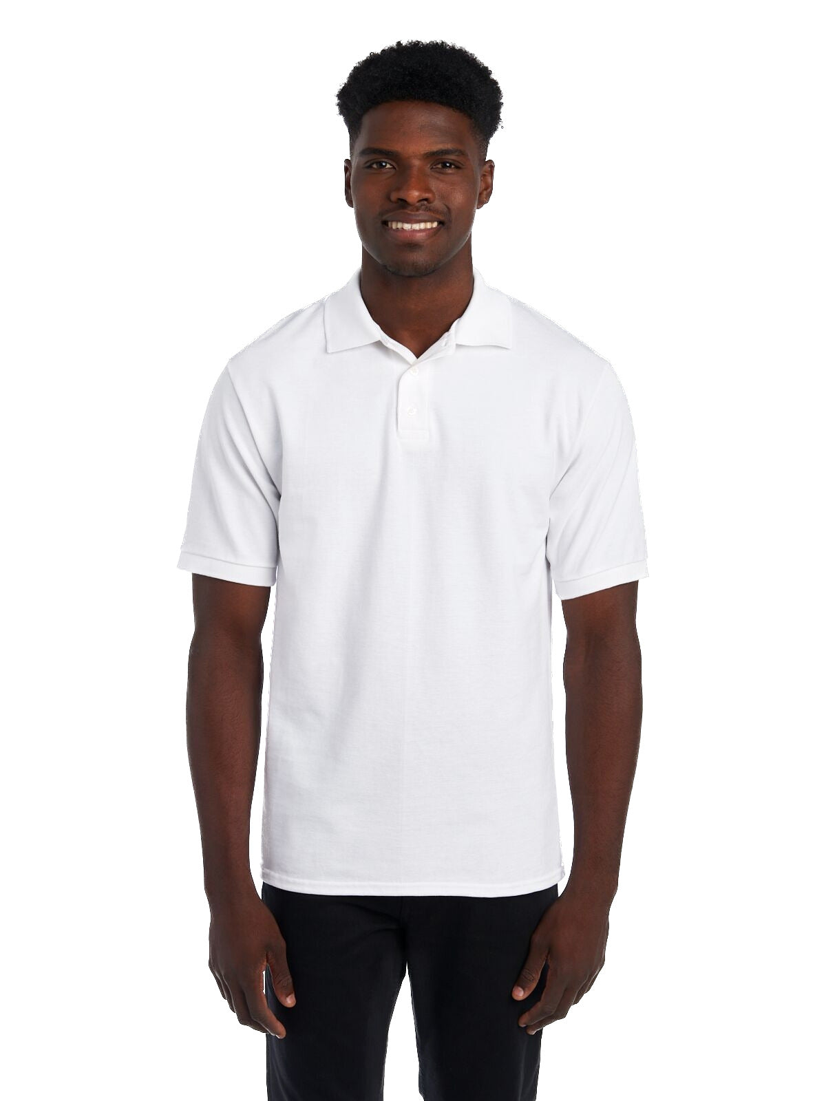 Unisex Premium 100% Ringspun Cotton Piqué Polo - White
