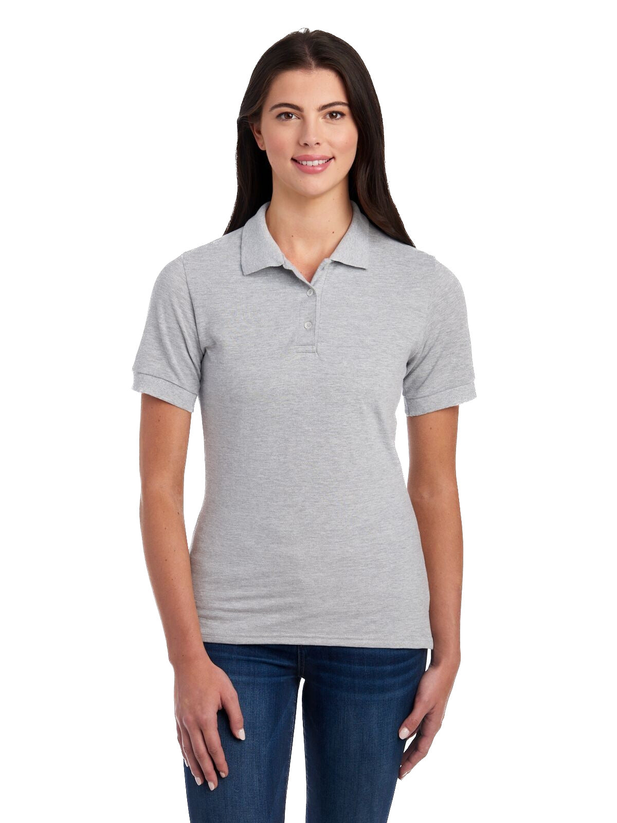 Women's Premium 100% Ringspun Cotton Piqué Polo - Athletic Heather