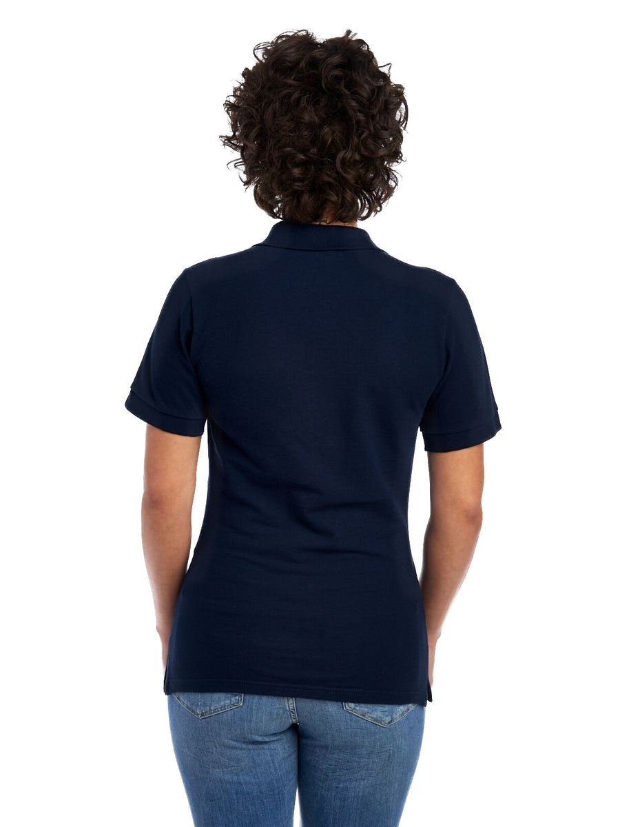 Women's Premium 100% Ringspun Cotton Piqué Polo - J Navy