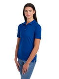 Women's Premium 100% Ringspun Cotton Piqué Polo - Royal