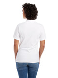 Women's Premium 100% Ringspun Cotton Piqué Polo - White
