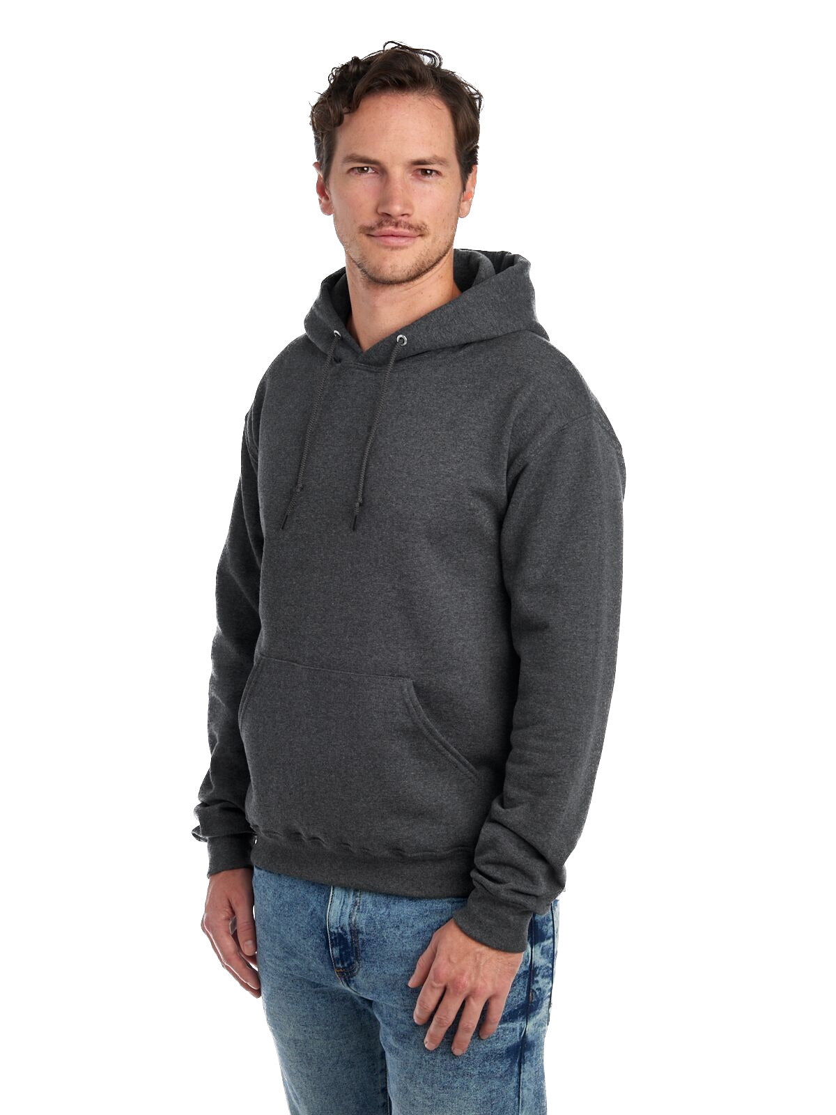 Unisex Super Sweats�� NuBlend�� Fleece Pullover Hoodie - Black Heather