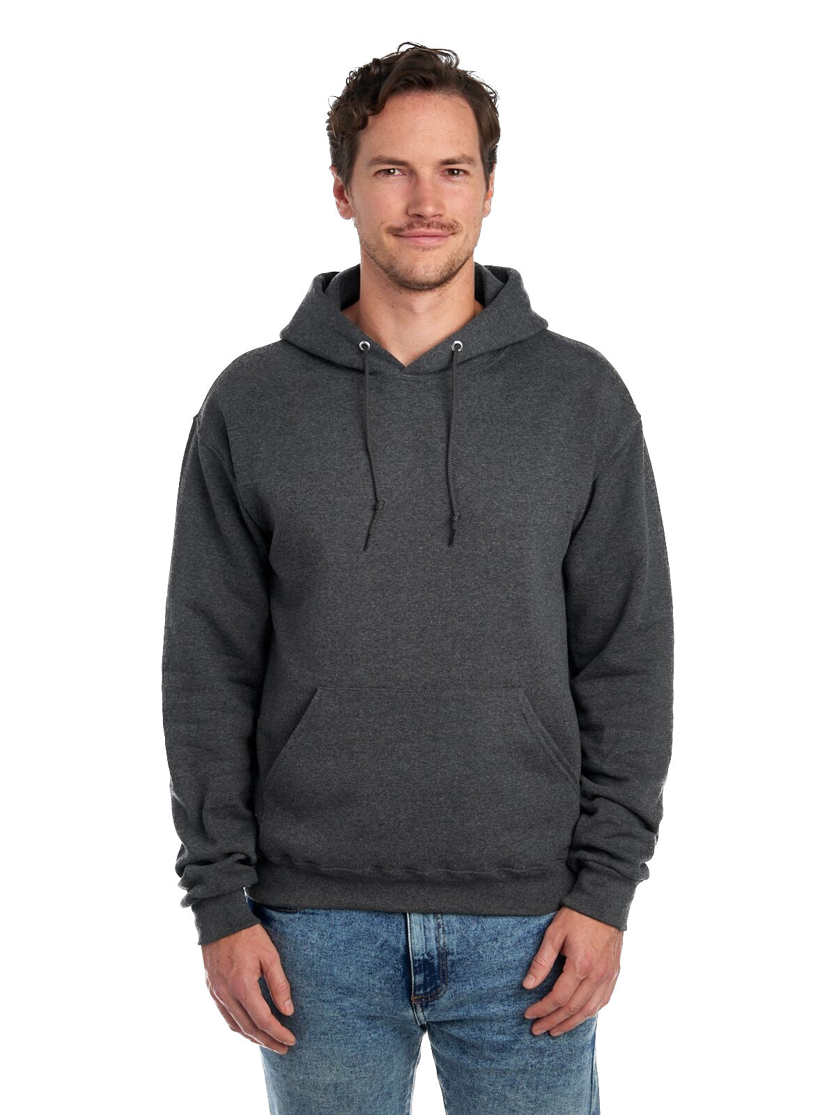 Unisex Super Sweats�� NuBlend�� Fleece Pullover Hoodie - Black Heather